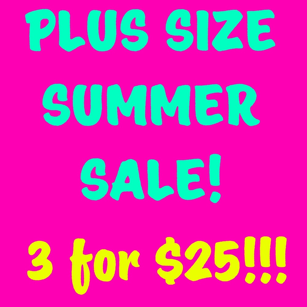 PLUS SIZES ON SALE!